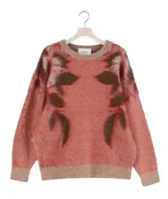 美品22AW！DIOR Brocartカシミヤ混テクニカルモヘヤ長袖ニット40
