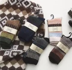 カラーバリエーション豊富✨メンズ ソックス 厚手5足セット