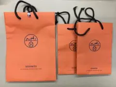 20260414-L エルメス　hermes ショッパー 紙袋 3枚セット