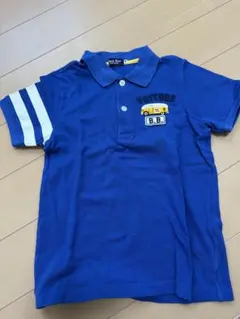 ミキハウス ポロシャツ 130 青