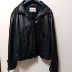 EMPORIO ARMANI ラムレザー 羊革 ライダース ブルゾン イーグル EMPORIO ARMANI ラムレザー 羊革 ライダース ブルゾン イーグル