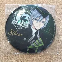 ツイステッドワンダーランド ツイステ プライズ ナムコ ホロ 缶バッジ シルバー