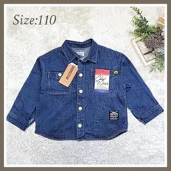 【100】新品✦エフオーキッズ デニムジャケット Gジャン