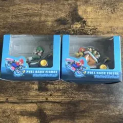 マリオカート8 プルバックフィギュア ルイージ　クッパ