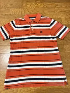 【古着】Timberland ボーダー ポロシャツのサムネイル