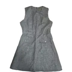 VALMAN ノースリーブ グレー ワンピース