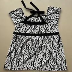 marble ink ドット柄 ノースリーブチュニックのサムネイル