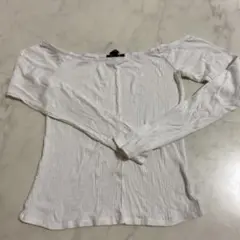 FOREVER 21 ホワイト 長袖 Tシャツ M