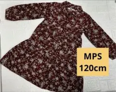 MPS 花柄ティアードシャツ　ワンピース120cm　キッズ　15