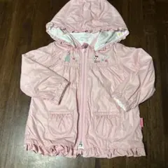 Mikihouse80ピンク フード付きジャケット