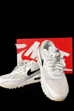 NIKE ナイキ W AIR MAX 90 24 白 黒 レディース スニーカー