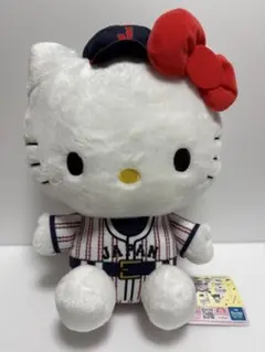 侍ジャパン サンリオキャラクターズ BIG ぬいぐるみ　ハローキティ①