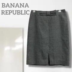 k【バナナリパブリック】タイトスカート/美品 ドット 上品 オフィスカジュアル