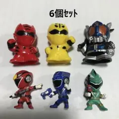 戦隊シリーズ 指人形 フィギュア ＊ 6体まとめ売り