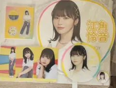 ≒JOY ニアジョイ 江角怜音 生写真 イコノイジョイ キラキラ衣装 直筆