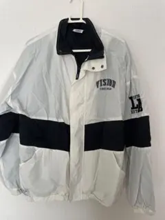 VISION STREET WEAR ナイロンジャケット ホワイト ブラック