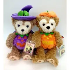 ペア　ダッフィー　シェリーメイ　香港　ハロウィンぬいぐるみ　SS