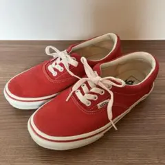 Vans ERA V95CLA 赤 スニーカー 23cm ステッカー付