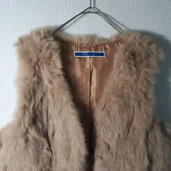 Q58　ぴ　トップス　ラビットファー