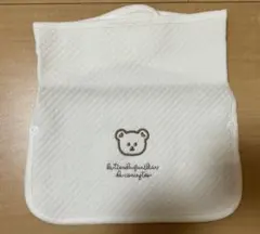 【新品未使用】クマ刺繍のキルティングよだれカバー 3枚セット