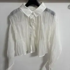 しまむら　シアーシャツ
