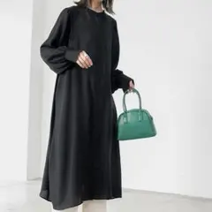 【BONLECILL】3Way 肩タックロングシャツワンピース