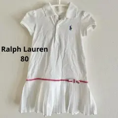 Ralph Lauren ベビー 半袖ワンピース ブルマ セット 80　白