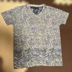 semanticdesign 花柄 Vネック Tシャツ Lサイズのサムネイル