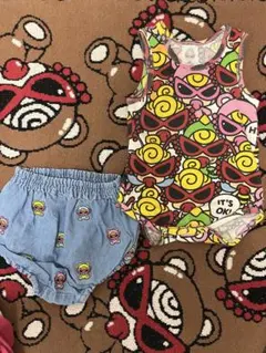 ヒステリックミニ ヒスミニ リトルフォー ロンパース タンクトップ&パンツセット