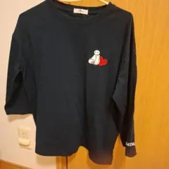 Disney 七分袖Tシャツ キャラクター刺繍