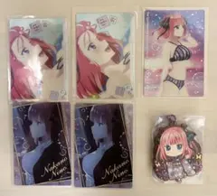 五等分の花嫁 中野二乃 ウエハース ガチャガチャ ラバスト 6個セット