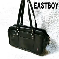 美品 イーストボーイ スクールバッグ 肩掛け トートバッグ 黒 ブラック
