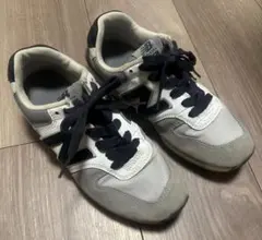 New Balance スニーカー グレー/ネイビー　23cm