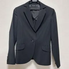 スーツ ジャケット ストライプ ブラック