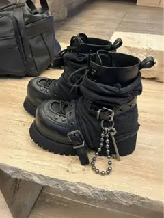 00s archive “鎖” chain engineer boots - メルカリ