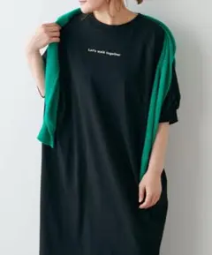 PUAL CE CIN 刺繍×プリント チュニック