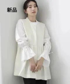 ルフィル バックスリットツイルブラウス ベスト ジレ - メルカリ