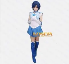 セーラーマーキュリー コスプレ衣装一式 M 桜の恋 早い者勝ち♡【美品】セーラーマーキュリー♡桜の恋