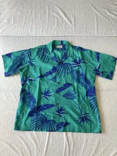 L.L.Bean アロハシャツ 半袖 トロピカル柄