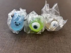 ピクサーキャラクター ファッションリング ロイヤルクリア 3点 セット