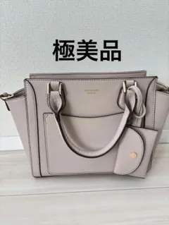 Honeys ハンドバッグ ショルダーバッグ 2WAY ベージュ系美品　卒園卒業