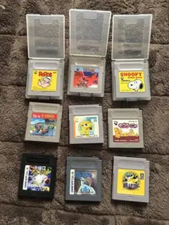 ゲームボーイ ソフトセット 9本