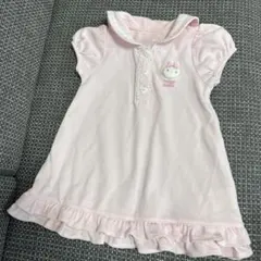 メゾピアノ　ピンクワンピース90cm