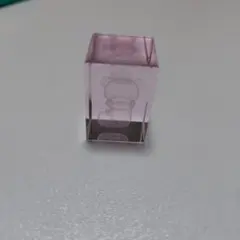 ピンク リラックマ型 アクリルオブジェ　縦3cm横2cm