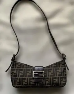 【美品】FENDI ズッカ　ショルダーバッグ ワンショルダー　年代物