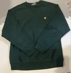 極美品】Carhartt WIP アメリカンスクリプトスウェット 希少S 紺