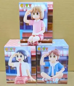 city the animation ぬーどるストッパー フィギュア まとめ売り CITY THE ANIMATION ぬーどるストッパーフィギュア 3点セット - メルカリ