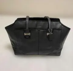コーチ　トートバッグ　レザー　ブラック