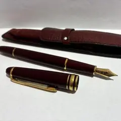 ♠ モンブラン　マイスターシュテュック　144　K14ペン先　万年筆 ボルドー