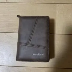 deercanni 二つ折り財布 ブラウン